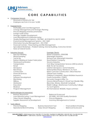 Uhy Profit Core Spf | PDF