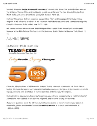 [Utsoa] Enews 4.11.2008