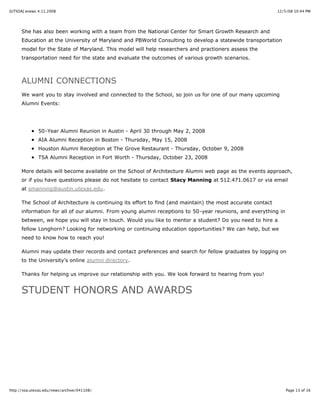 [Utsoa] Enews 4.11.2008