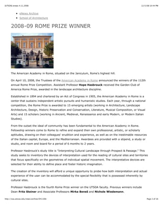 [Utsoa] Enews 4.11.2008