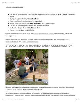 [Utsoa] Enews 4.11.2008