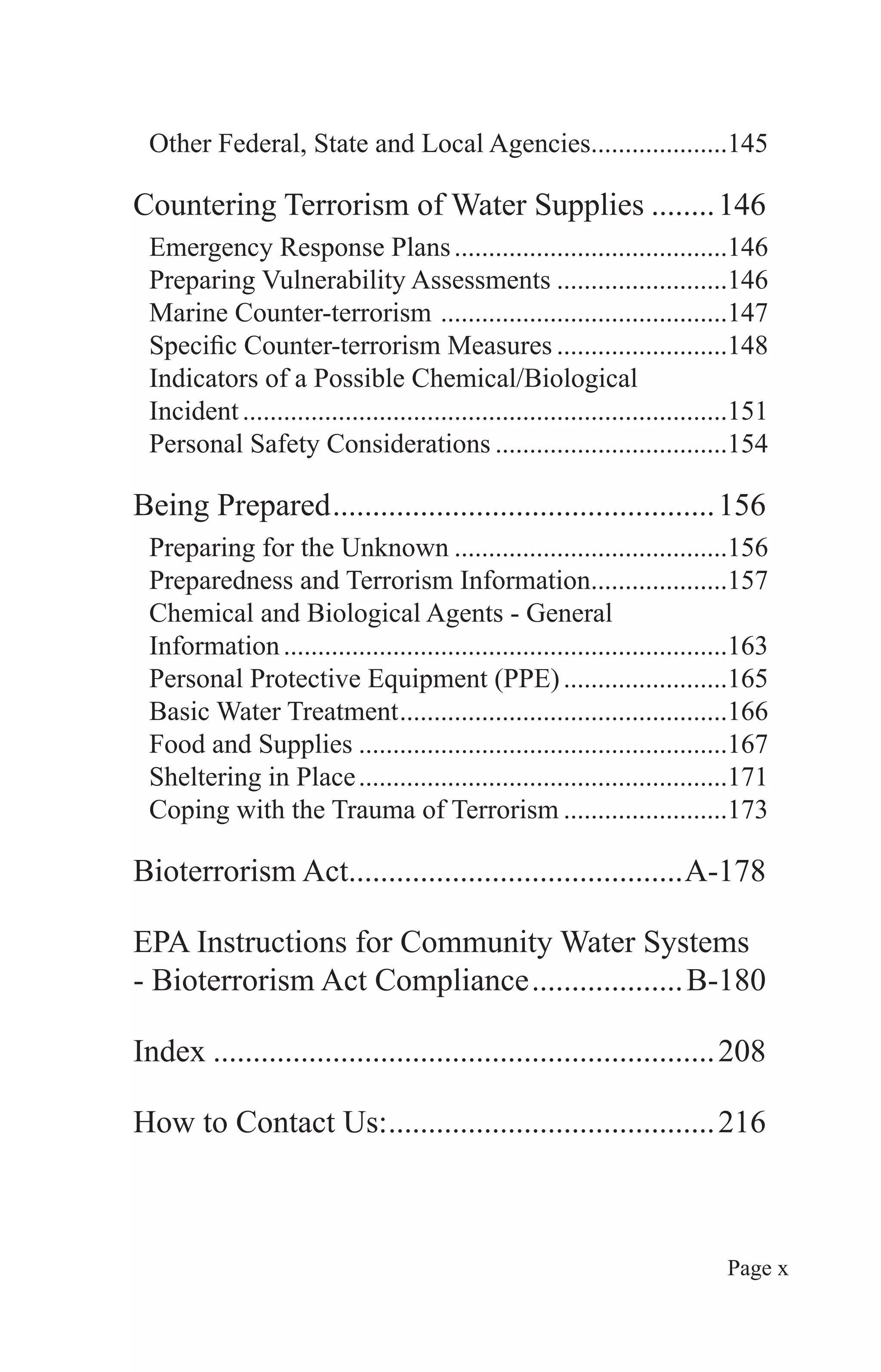 Understanding Water and Terrorism