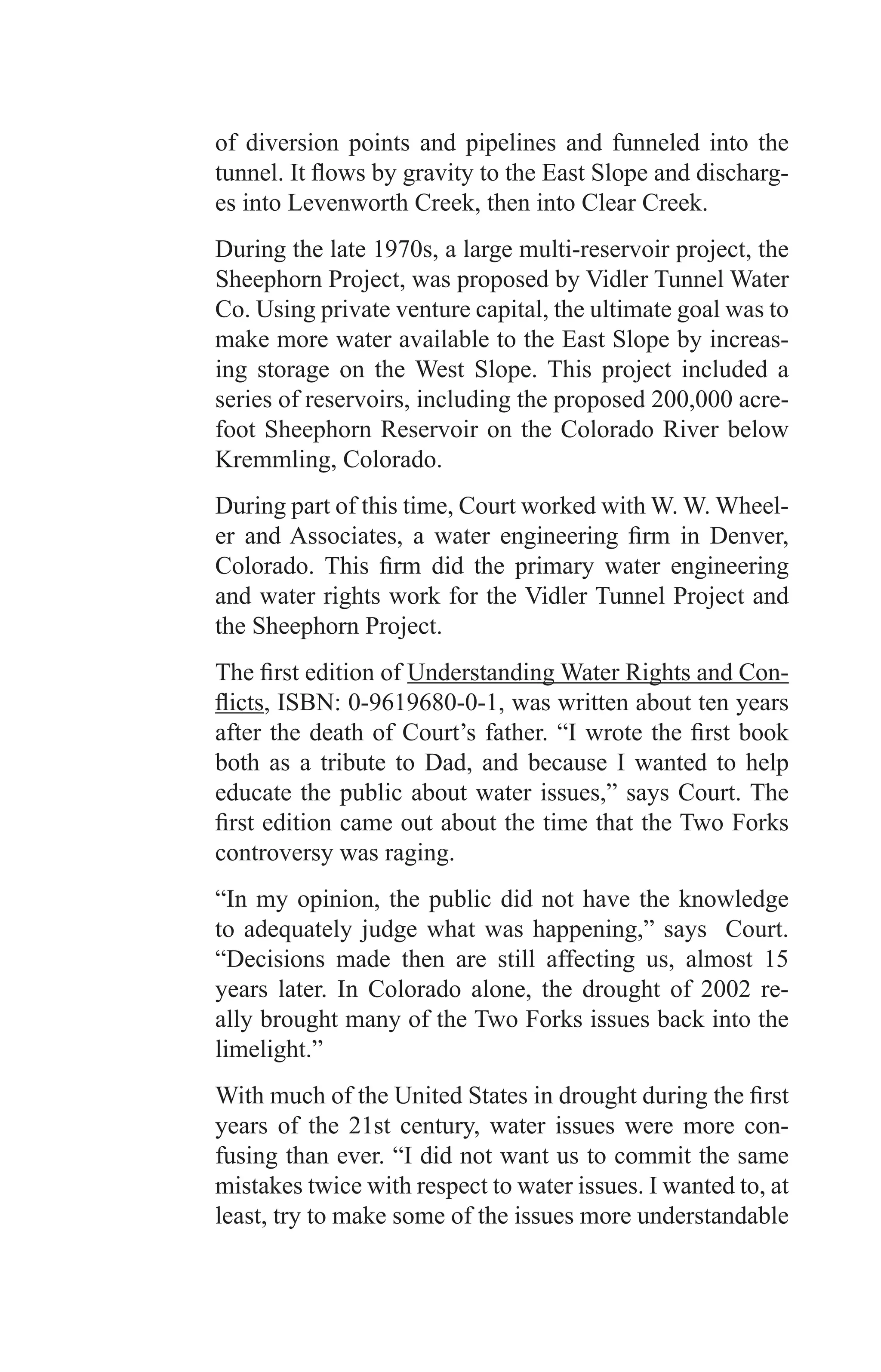 Understanding Water and Terrorism