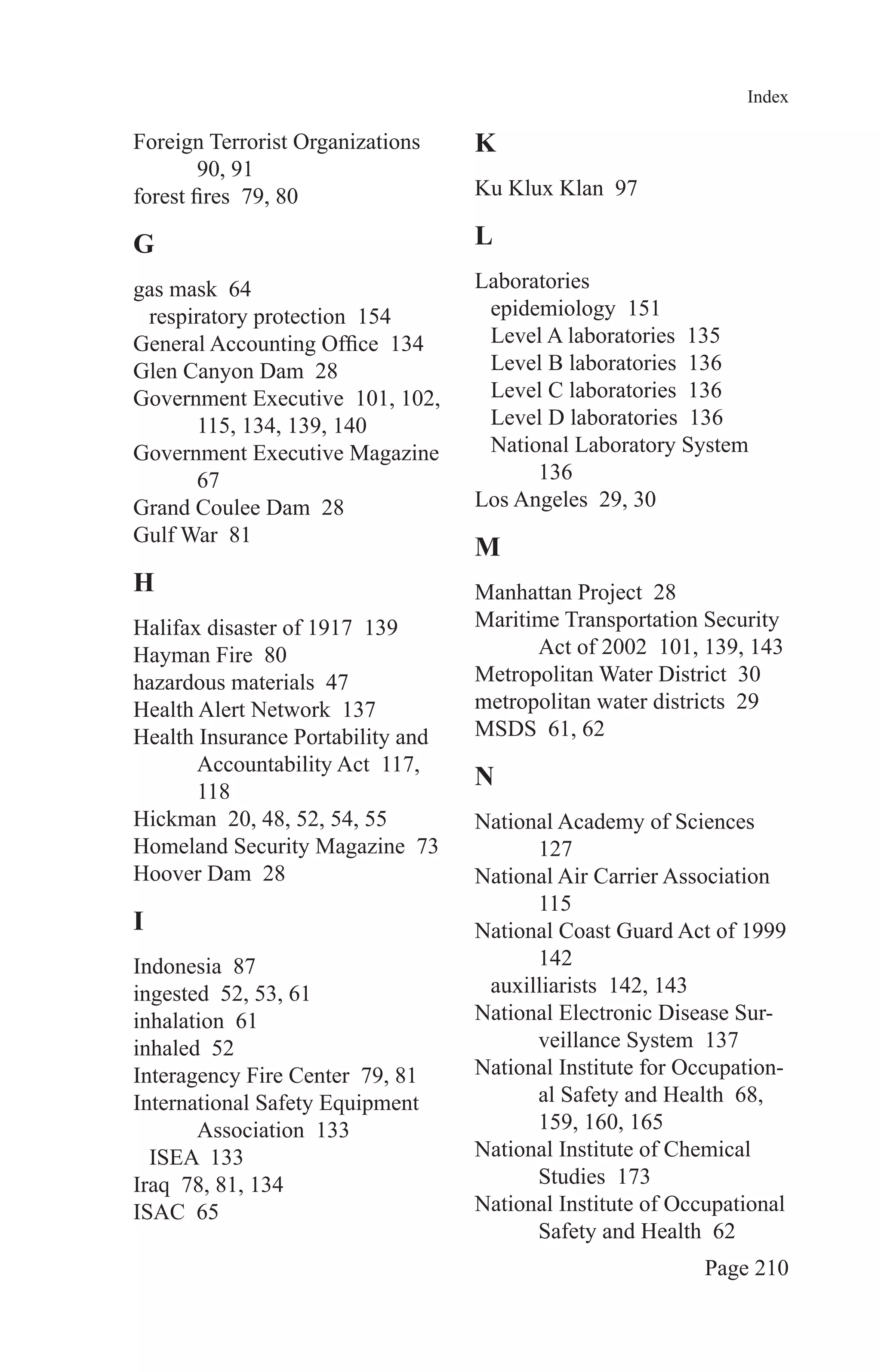 Understanding Water and Terrorism