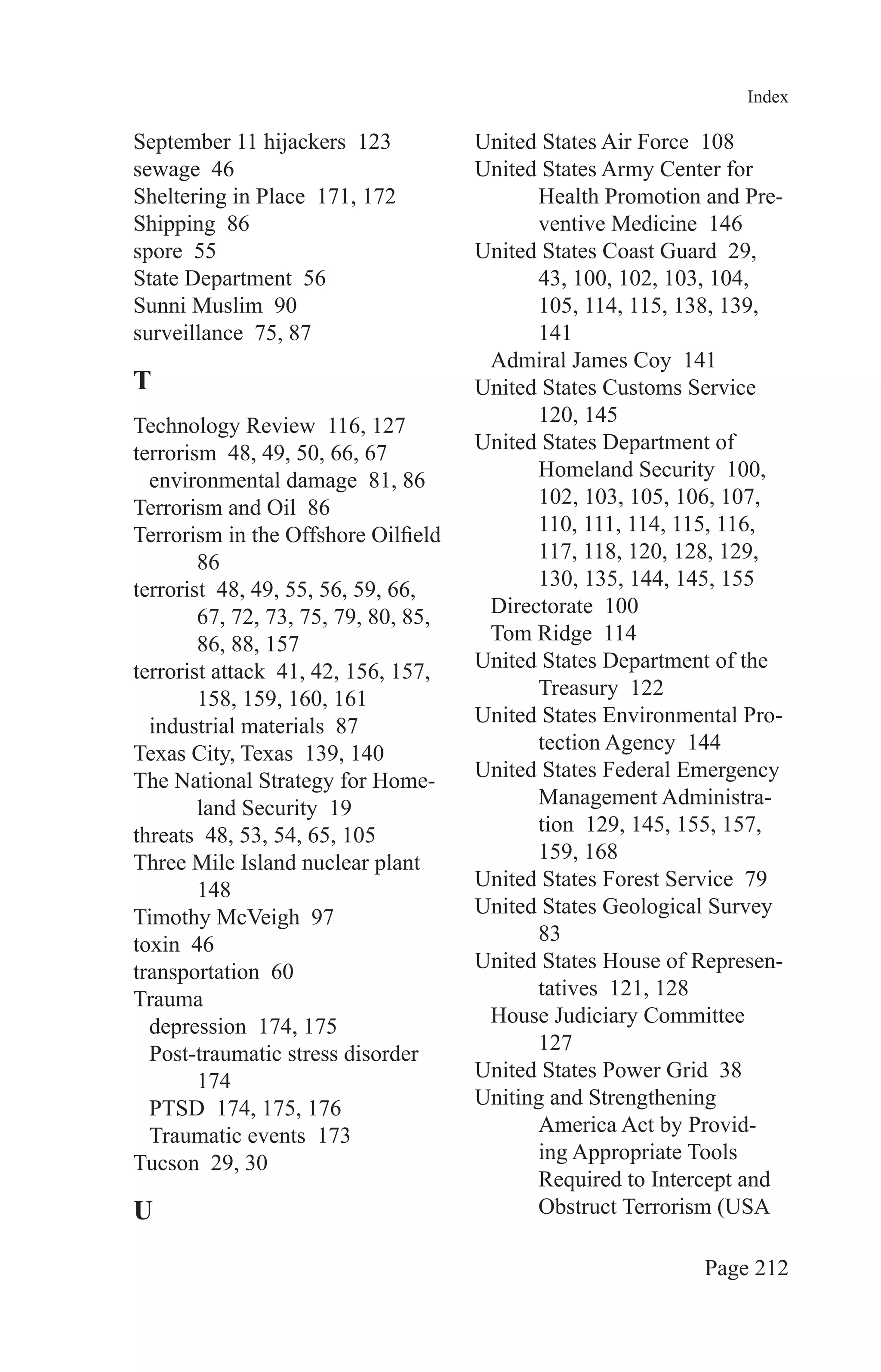 Understanding Water and Terrorism