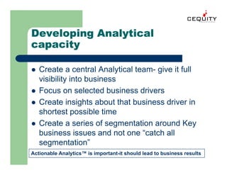 Unica Building A Customer Management Framework