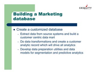 Unica Building A Customer Management Framework