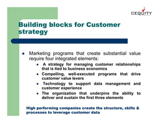 Unica Building A Customer Management Framework