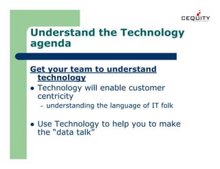 Unica Building A Customer Management Framework