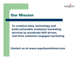 Unica Building A Customer Management Framework