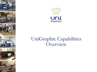 UniGraphic Capabilities Overview 