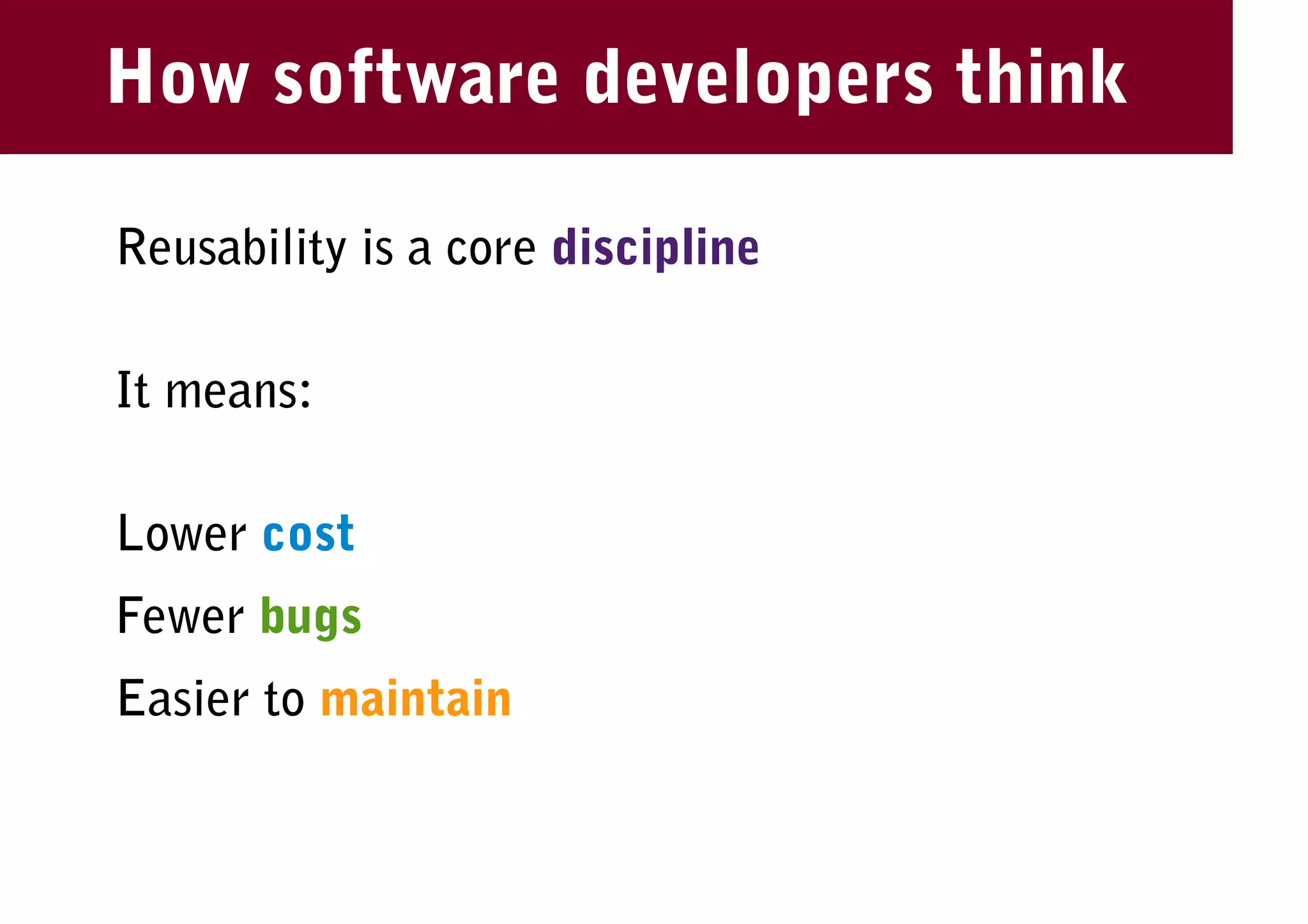 Usability And Software Developers