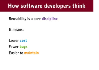 Usability And Software Developers