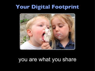 Your Digital Footprint you are what you share 