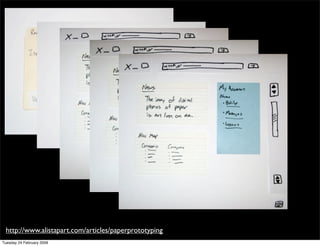 CHI: paper prototyping