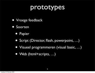 CHI: paper prototyping