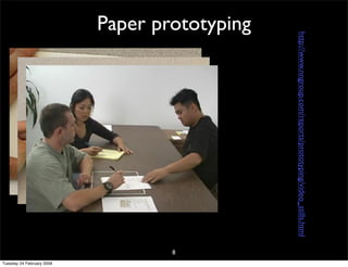CHI: paper prototyping