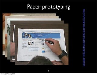 CHI: paper prototyping