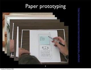 CHI: paper prototyping