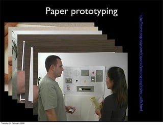CHI: paper prototyping