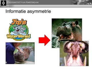 Informatie asymmetrie 
