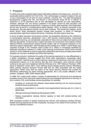 Virtual action learning: What’s going on?