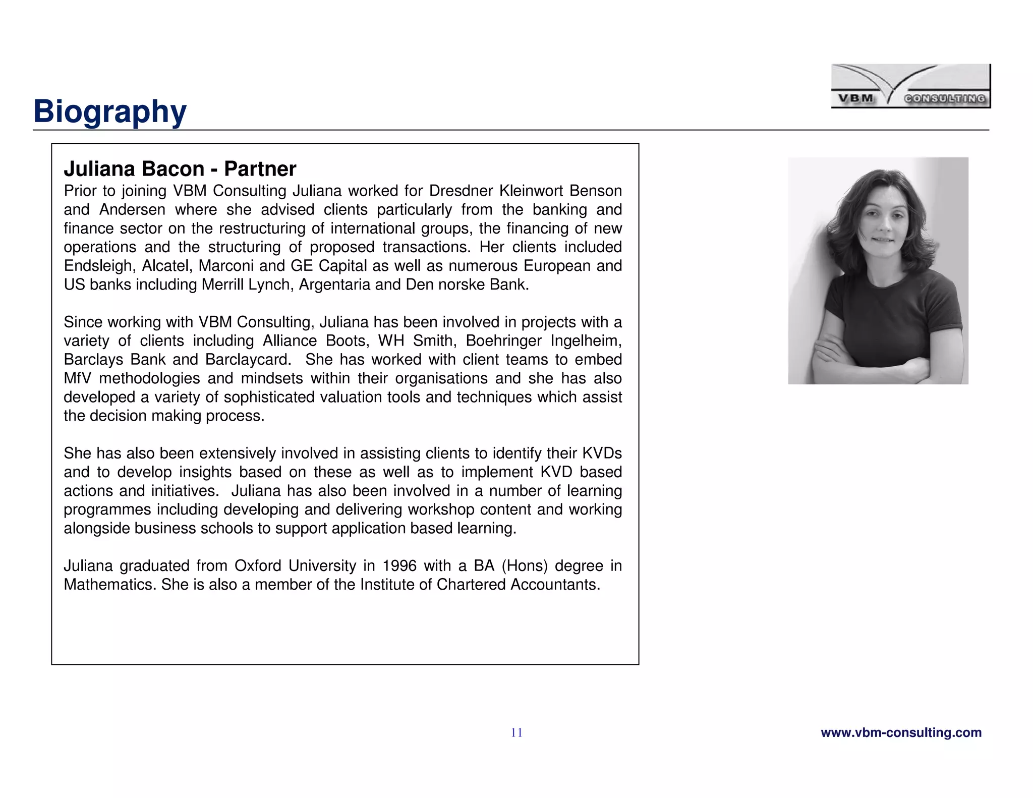 Vbmc Practice Overview January 2009