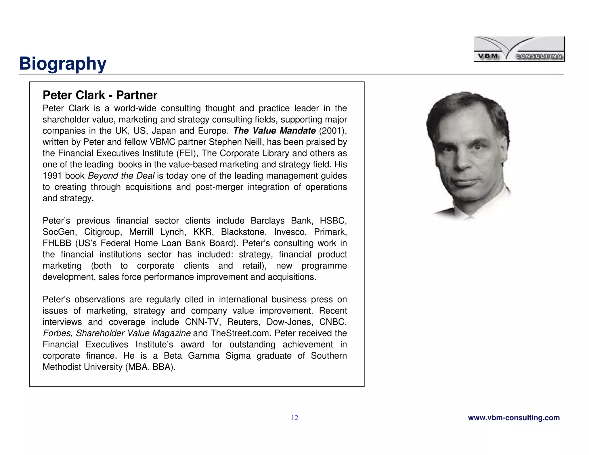 Vbmc Practice Overview January 2009