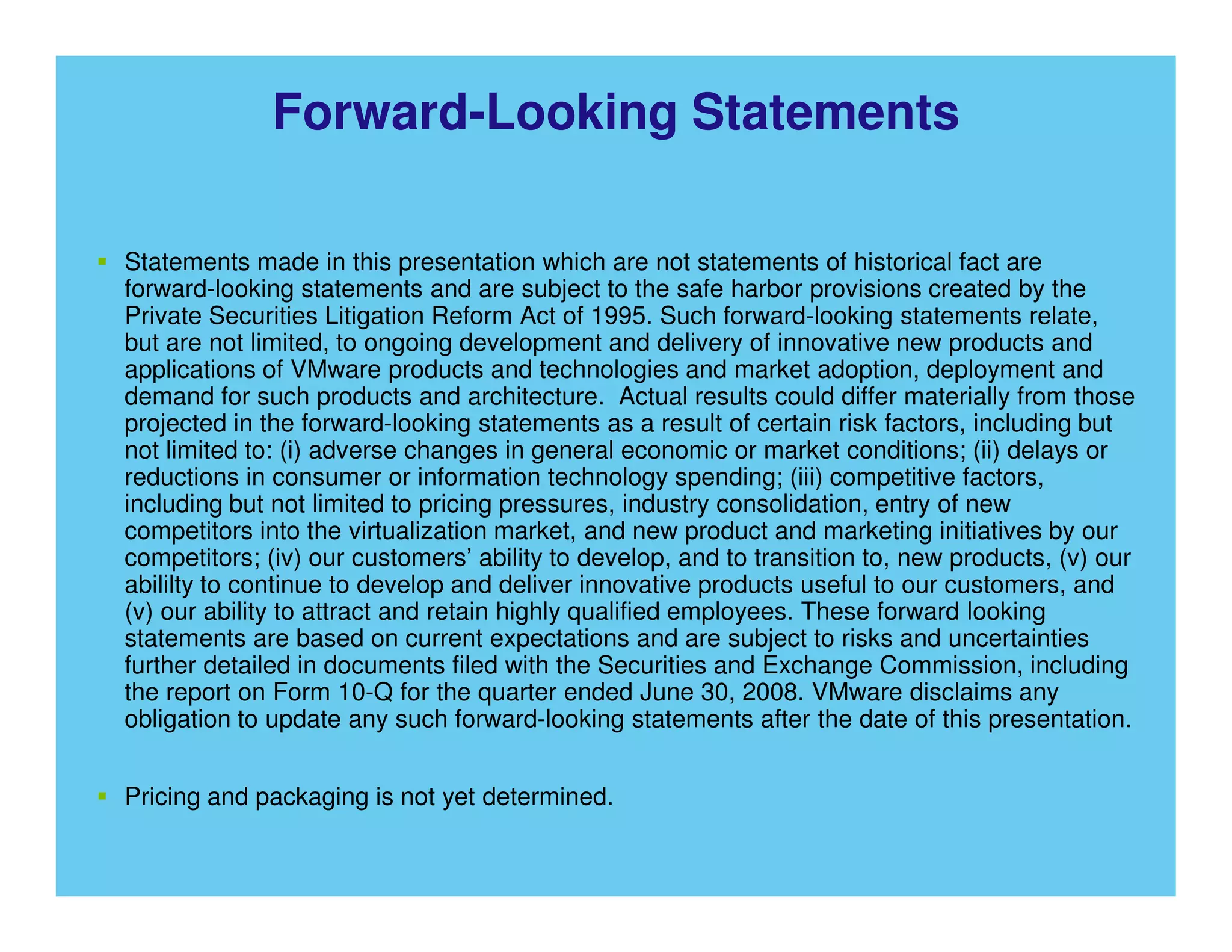 Vm Ware Presentation Key Note