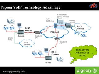 Pigeon VoIP Technology Advantage The Network Advantage of MTNL 