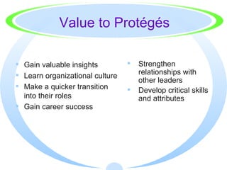 <ul><li>Gain valuable insights  </li></ul><ul><li>Learn organizational culture </li></ul><ul><li>Make a quicker transition...