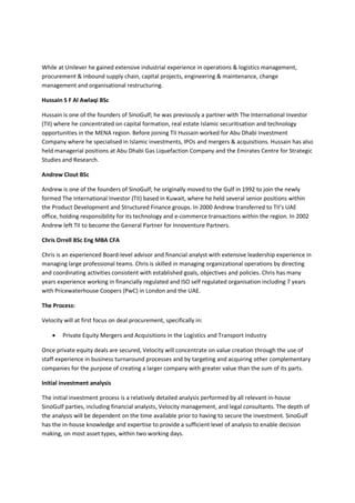 Velocity Introduction