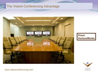 The Videré Conferencing Advantage Prism VentureWorks 
