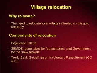 Village Relocation Conference Presenation