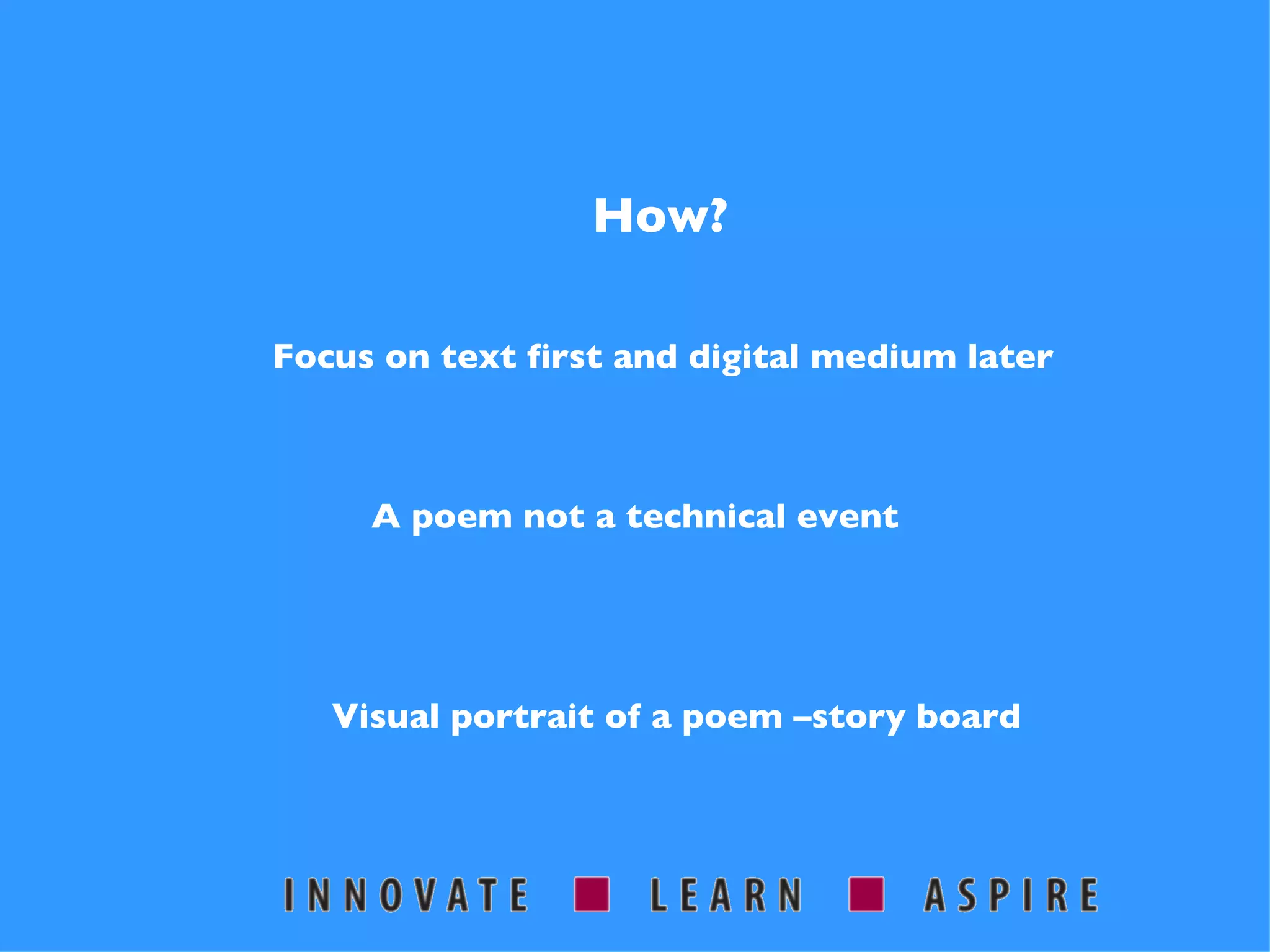 Virtual Poetry | PPT