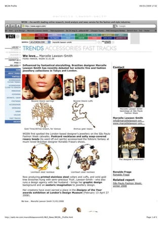 WGSN Profile                                                        09/03/2009 17:02




http://web.me.com/marcellelawsonsmith/MLS_News/WGSN__Profile.html         Page 1 of 3
 