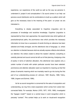 When Poetry Is To Be Heard