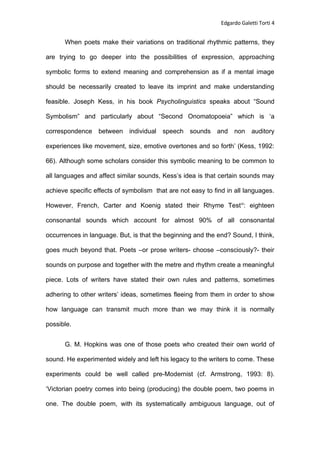 When Poetry Is To Be Heard