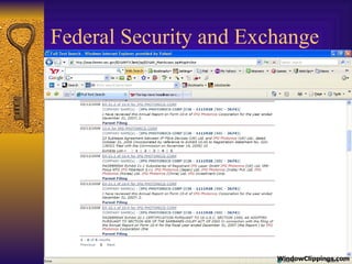 Federal Security and Exchange 