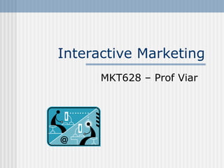 Interactive Marketing MKT628 – Prof Viar 