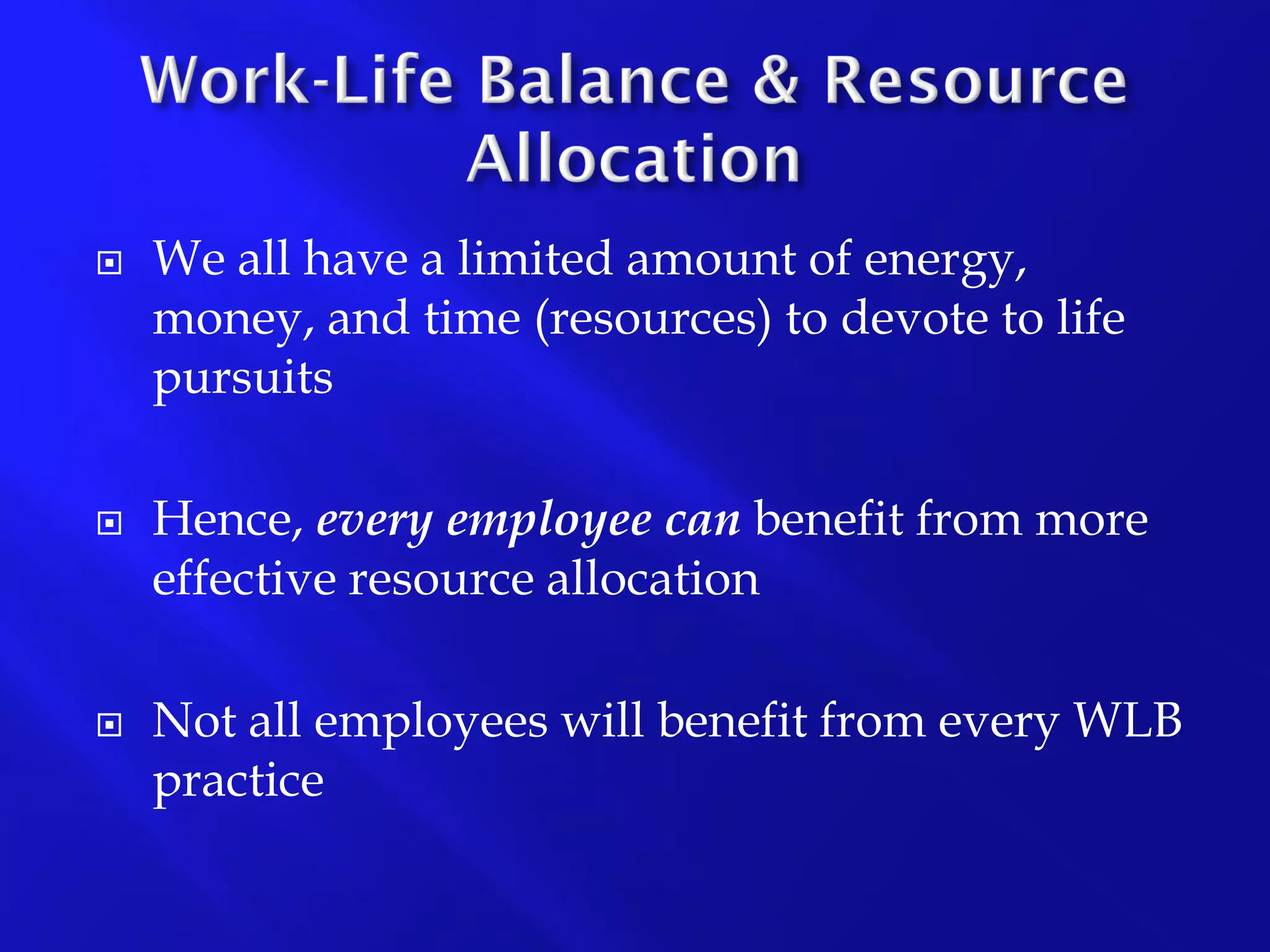 Work-Life Balance Presentation
