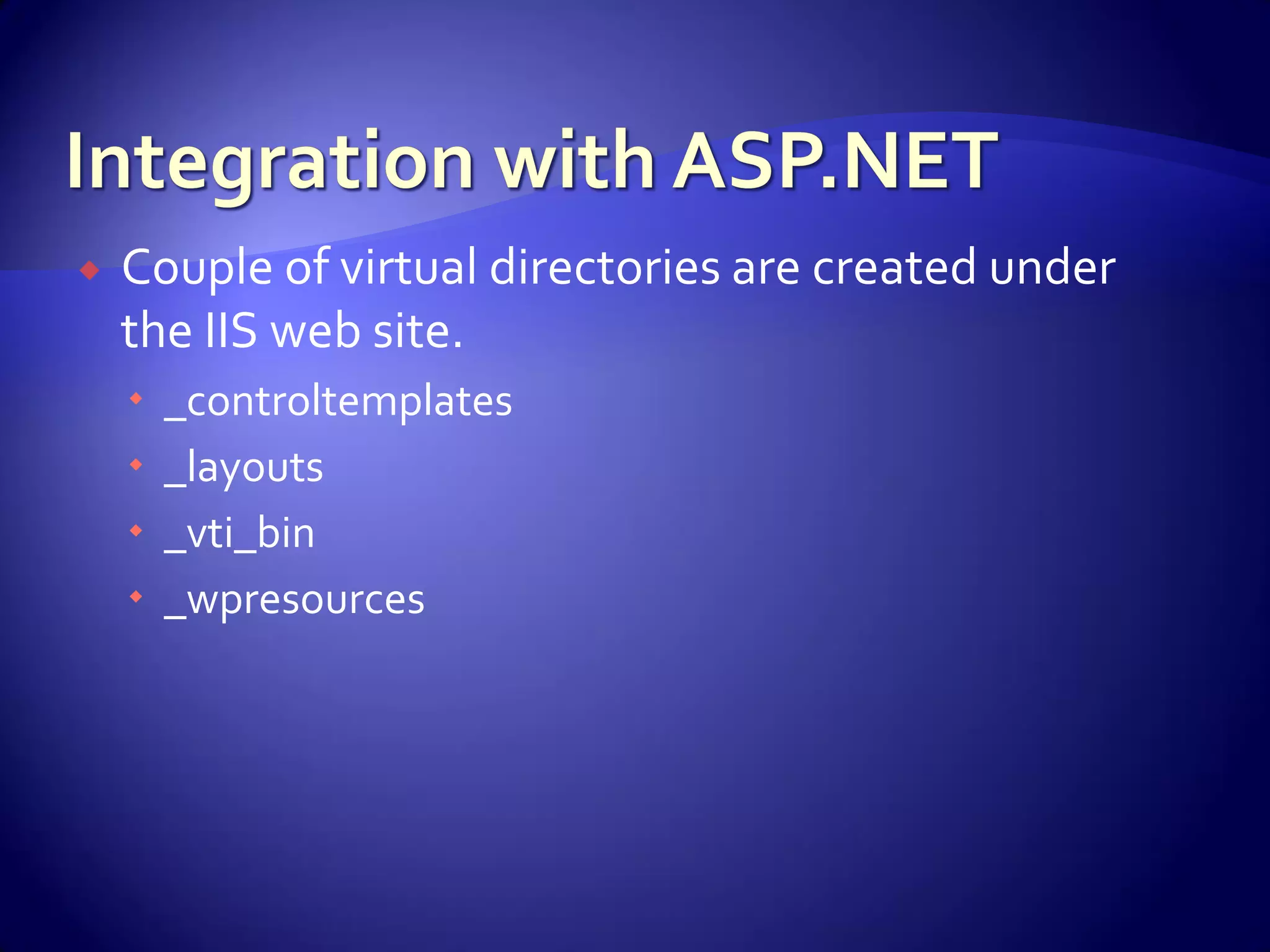 WSS And Share Point For Developers