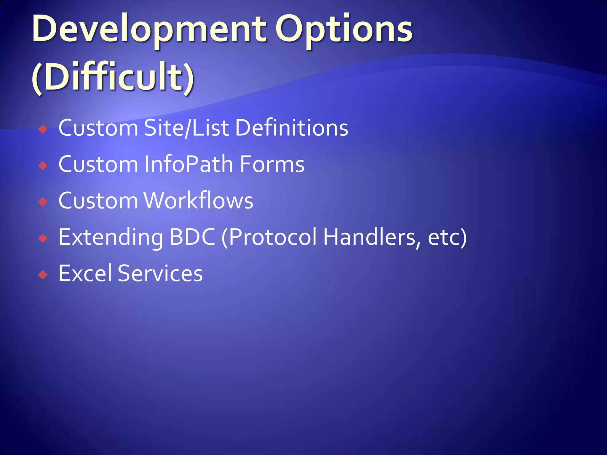 WSS And Share Point For Developers