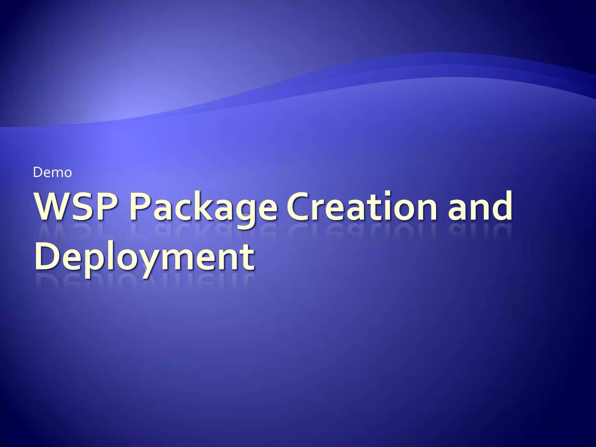 WSS And Share Point For Developers