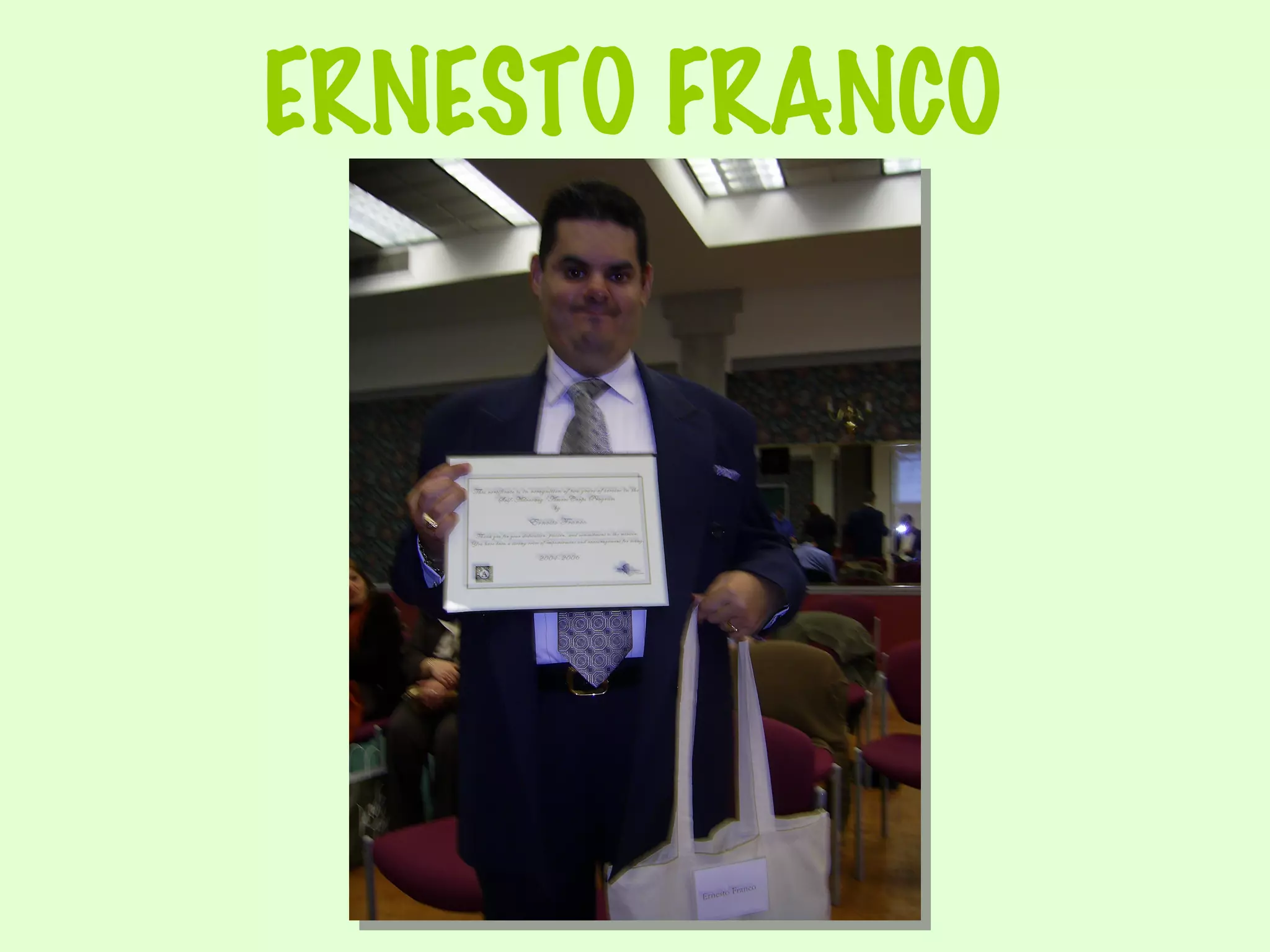 ERNESTO FRANCO 