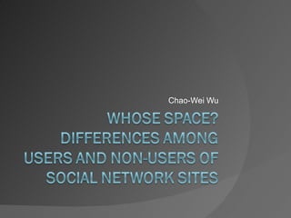 Chao-Wei Wu 