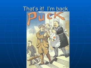 That’s it!  I’m back 