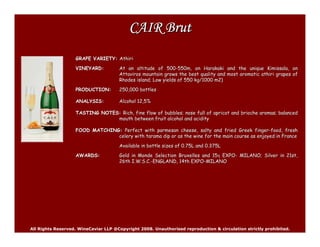 Wine Caviar Highlights For Wine Tasting