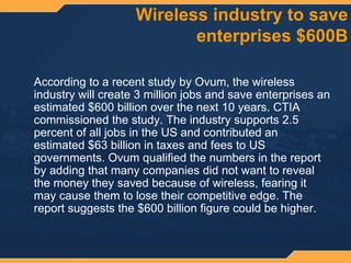 Wireless Broadband Delivers The 21st Century