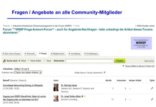 Der WissensWert – Rohstoff und Ressource Wissen im Geschäft